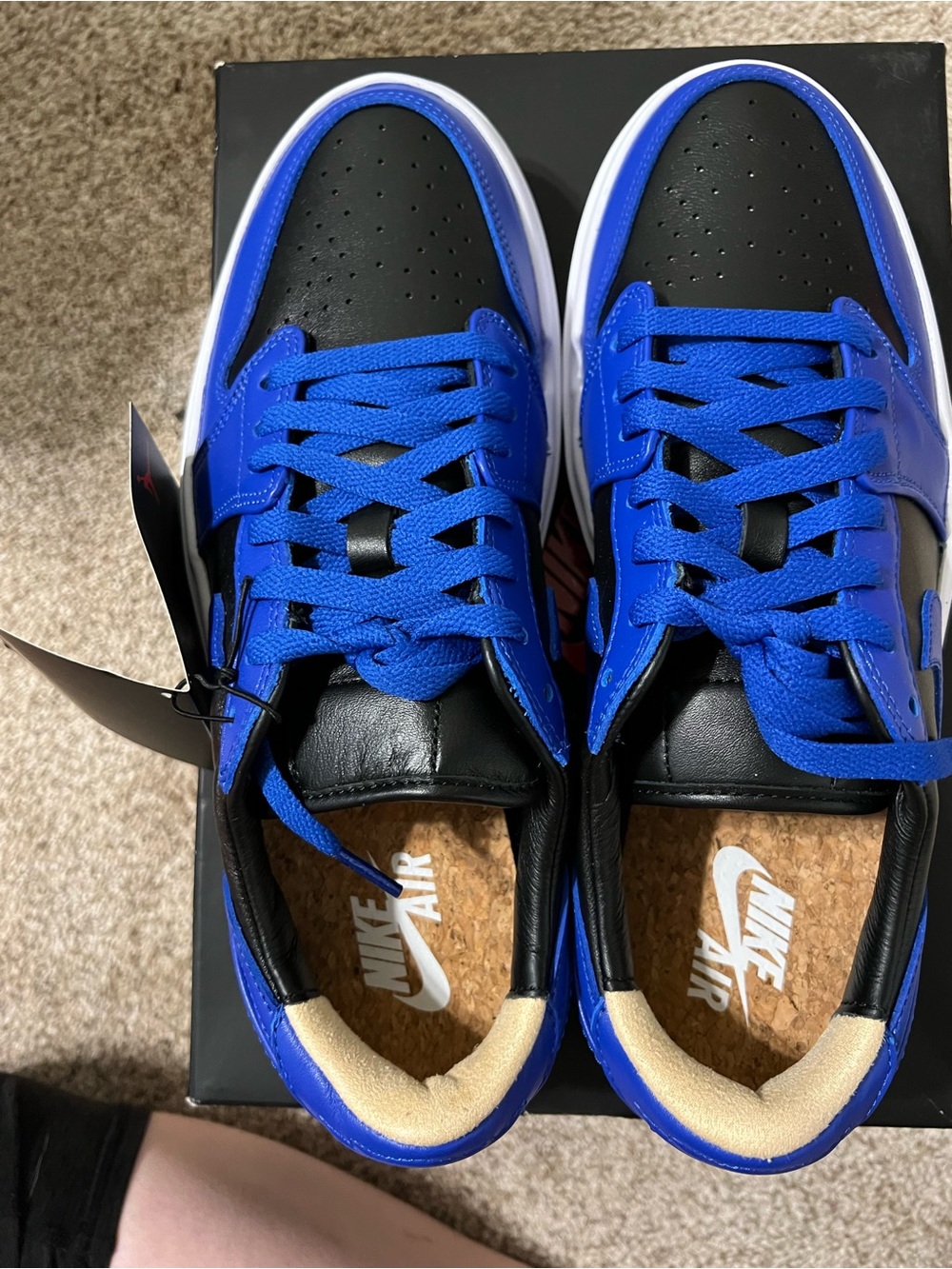 Jordan 1 Elevate Low Black/Hyper Royal Style DH7004 004 Size 11